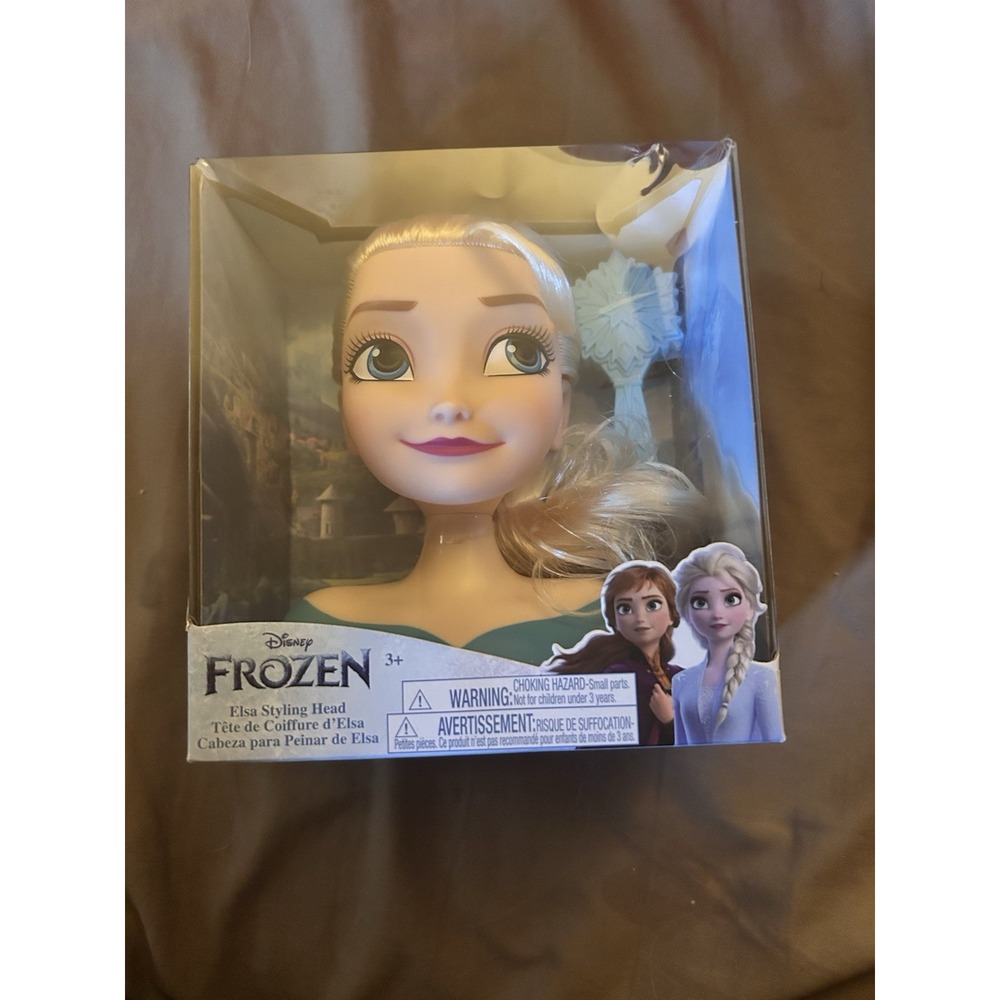 Disney Frozen Elsa Styling Head with Hair Brush Brand‎ New in Box!